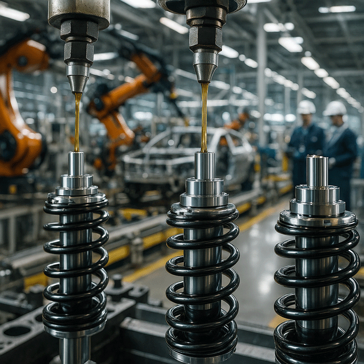 زمان تعویض روغن کمک فنر