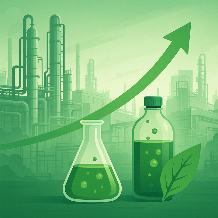 افزایش ظرفیت بازار مواد اولیه بیولوژیک تا ۲۰۳۴ و نقش آن در تحول صنعت روغنهای صنعتی و روانکارها