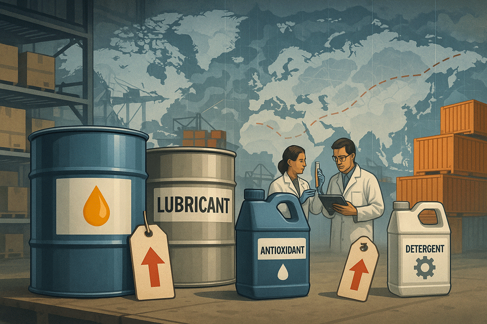 کمبود مواد افزودنی روانکار و تاثیر آن بر بازار جهانی در نیمه اول ۲۰۲۵