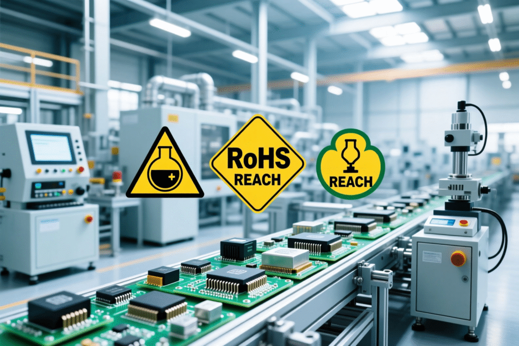 راهنمای جامع و صنعتی انطباق با RoHS و REACH برای صنایع و زنجیره تأمین